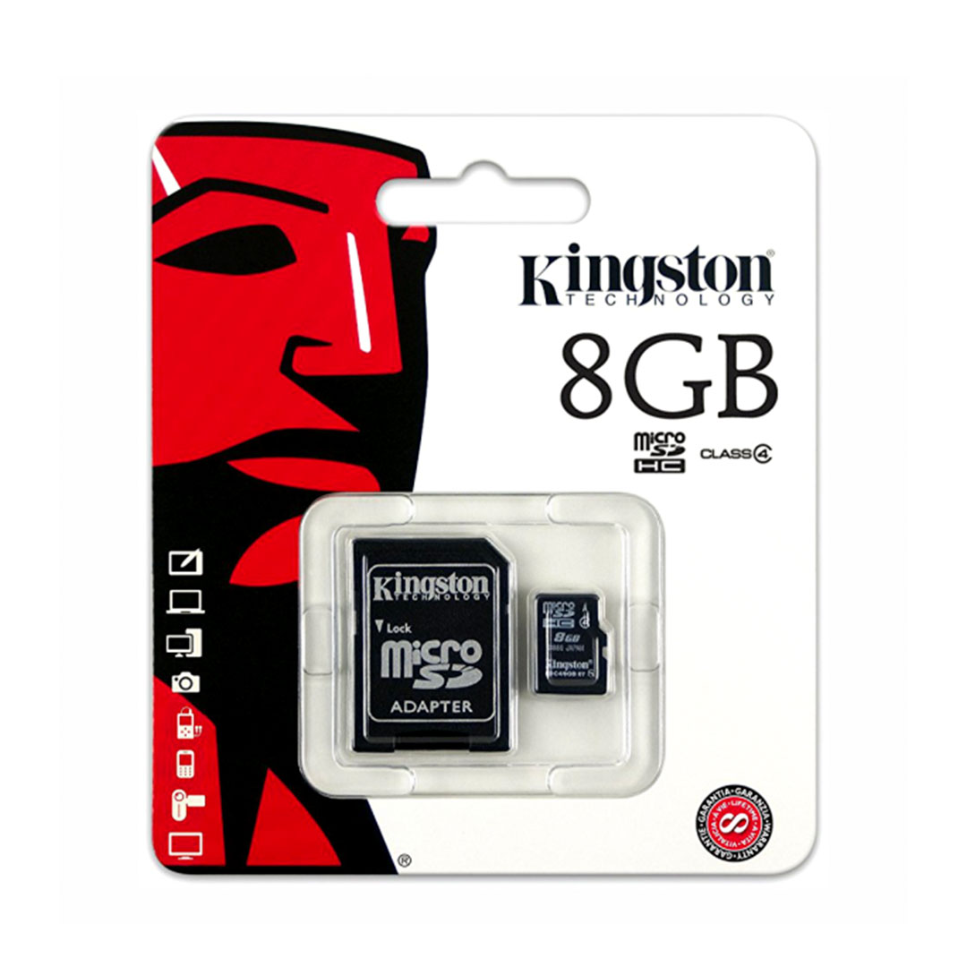 Kingston メモリー 8GB 4枚セット（32GB） Kingston Memoria Micro SD 8GB C-4 - VEAMAX